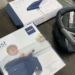 Inglesina hook on high chair with tray